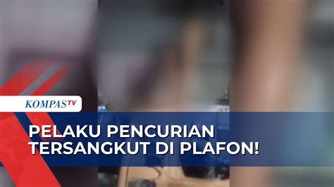 Pencuri Tersangkut Di Plafon Saat Hendak Beraksi Berujung Minta Tolong