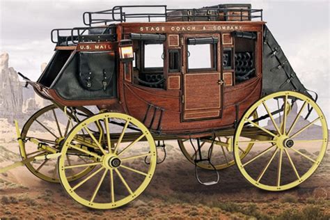 1 10 ARTESANIA LATINA Stagecoach 1848 Deluxe Wooden And Metal Model Kit