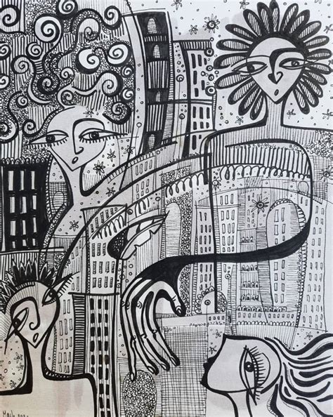 Narrative Drawing by Masha Andreievna | Saatchi Art