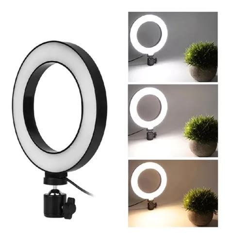 Luz Pra Tirar Fotos Live Iluminador Ring Light Led Cor Da Estrutura