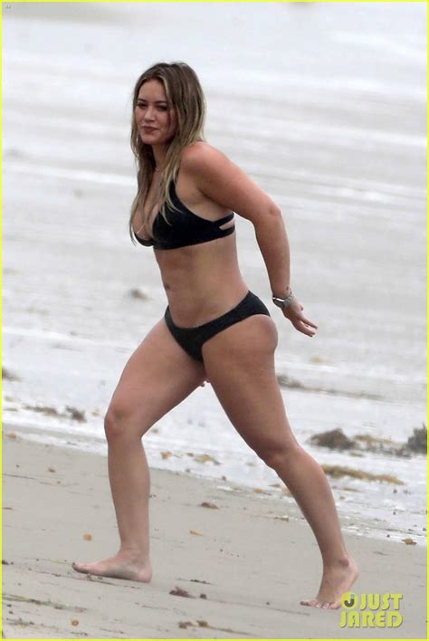 Hilary Duff Hits The Beach In Her Bikini On Labor Day Photo