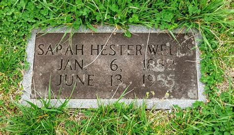 Sarah Hester Hessie Davis Wells 1882 1955 Mémorial Find a Grave