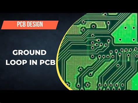 Ground Loop In Pcb Youtube