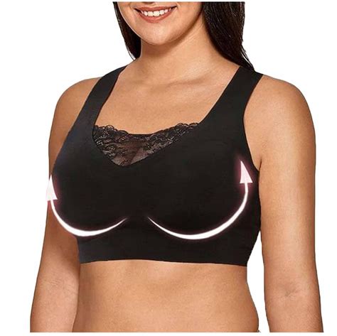 Aieott Bras For Women Deals Plus Size Women S Bras Wirefreee Extra Elastic Women Bra Lingerie