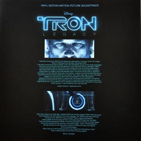 Daft Punk TRON Legacy Vinyl Edition Motion Picture Soundtrack