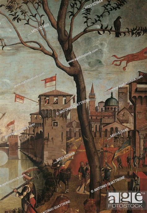 Legend Of St Ursula Arrival In Cologne By Vittore Carpaccio