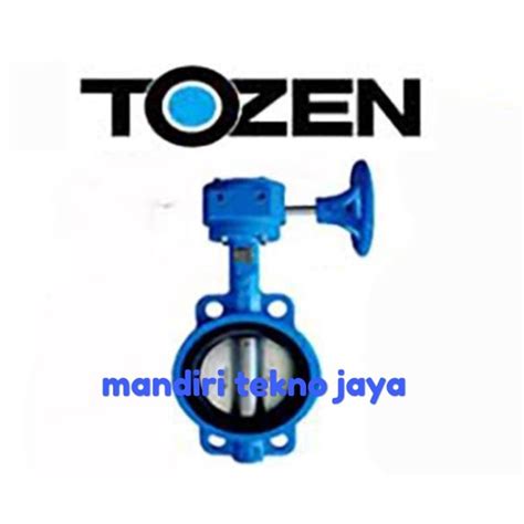 Jual Tozen Butterfly Valve 6 Inch Jis 10k Cast Iron Disc Ss 304 Gear Japan Shopee Indonesia