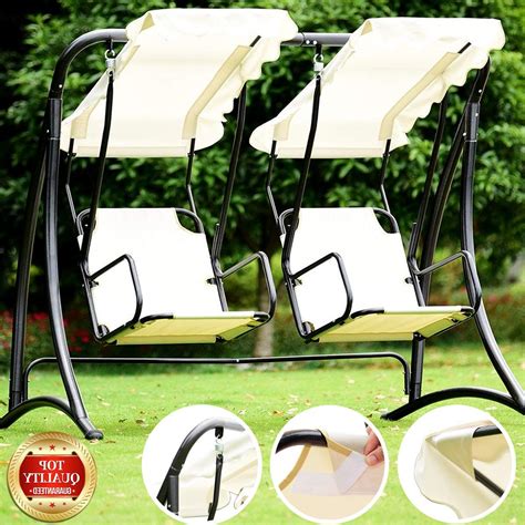 30 Best Collection Of 2 Person Adjustable Tilt Canopy Patio Loveseat