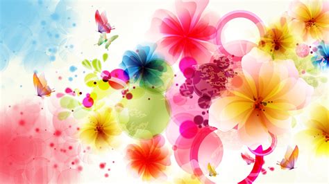 Wallpaper Flower Colorful GAMBAR BUNGA