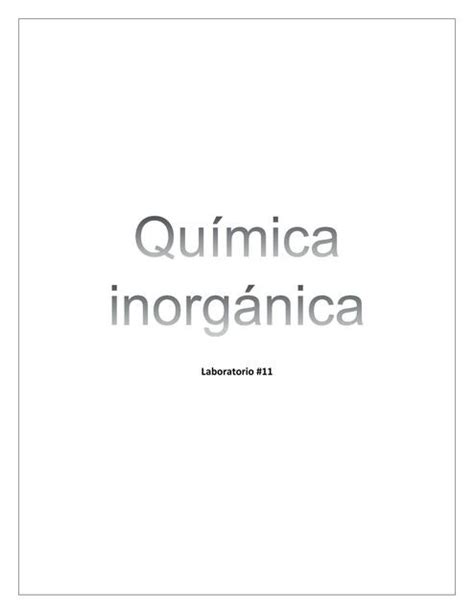 Química Inorgánica Medilove Udocz