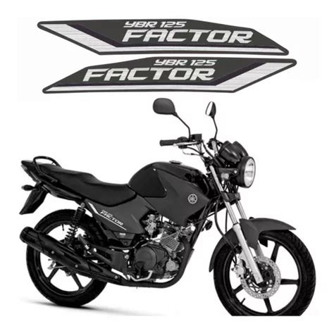 Kit Adesivos Yamaha Ybr Factor Faixas Cores Motos