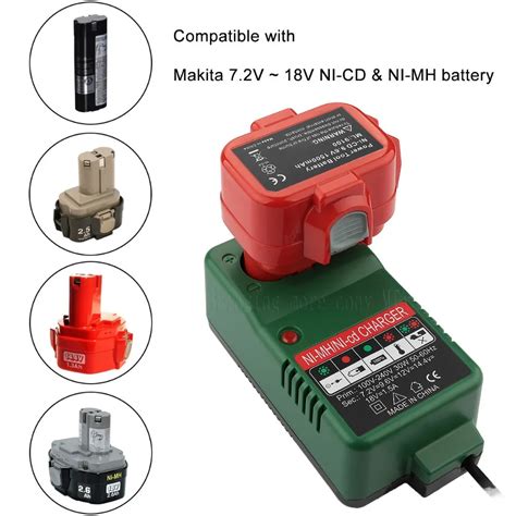 Ni Cd Ni Mh Battery Charger For Makita 7 2v 9 6v 12v 14 4v 18v