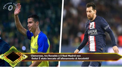 Clamoroso Tra Ronaldo E Il Real Madrid Non Finita Stato Beccato All