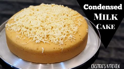 Condensed Milk Cake Step By Step Procedures I No Oven I No Bake I Easy Recipe I Castros