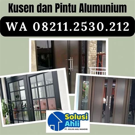 Jasa Pemasangan Kusen Pintu Dan Jendela Aluminium Di Jabodetabek