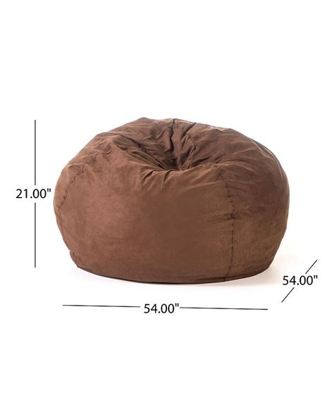 Noble House 5ft Suede Bean Bag Macys