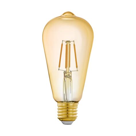 Eglo Connect Led Filament E27 St64 5 5w Amber 2200k 500lm Dimbaar