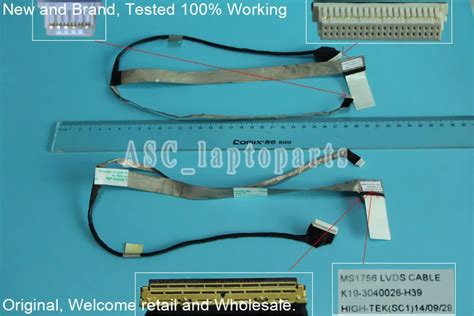 NEW Original LCD LED Video Flex Cable For MSI GE70 MS1756 MS 1756