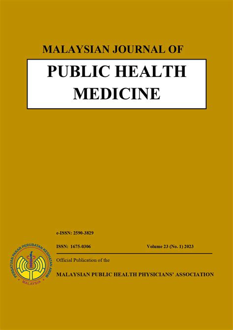 Archives | Malaysian Journal of Public Health Medicine