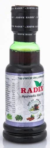 Origanl Radix Ayurvedic Hair Oil Bottle Packaging Size 100 Ml At Rs