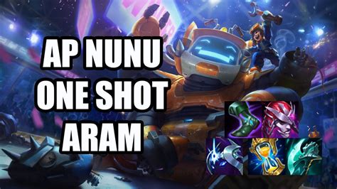 Ap Nunu One Shot Aram League Of Legends Youtube