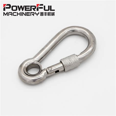 Stainless Steel Din Snap Hook With Eye Screw China Snap