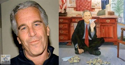 Epstein Had Painting Of George Bush Playing Paper Airplanes Tech Arp