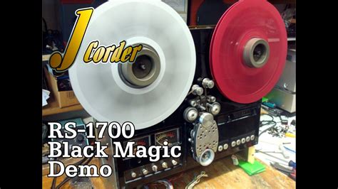 J Corder Technics RS 1700 Black Magic On The Workbench YouTube