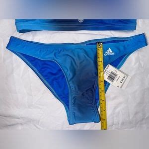 Adidas Swim Adidas Womens Bikini Swimsuit Swimwear Set Blue And Black Poshmark