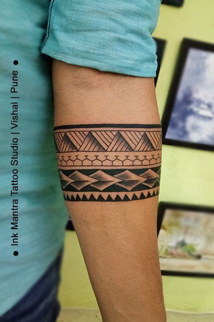 Tribal Band Tattoo Tribal Forearm Tattoos Forearm Band Tattoos