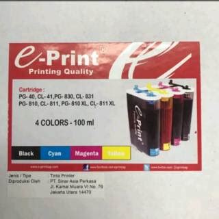 Jual Tabung Tinta Eprint E Print E Print Canon Infus Ml