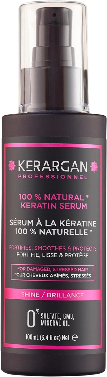 Kerargan Sérum Capillaire Ultra Réparateur à la Kératine pour Cheveux