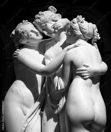 The Three Graces Le Tre Grazie By Antonio Canova Stock Photo Adobe