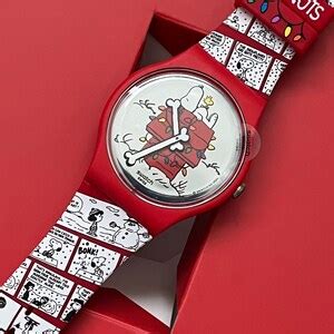 Swatch X Peanuts Snoopy Chomp Holiday Special Swatch Watch Mm