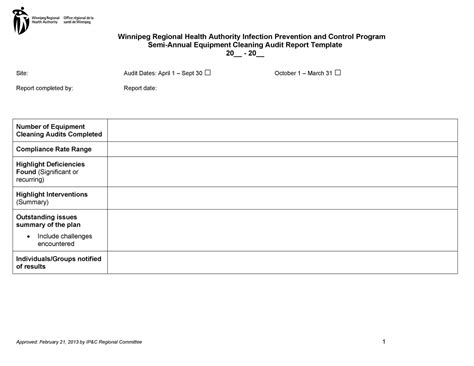 Costum Internal Audit Report Template Sample Tacitproject