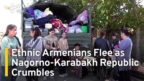 Ethnic Armenians Flee As Nagorno Karabakh Republic Crumbles