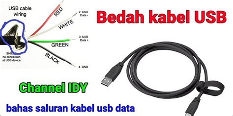 Cara Menyambung Kabel Usb 4 Warna Dengan 2 Warna