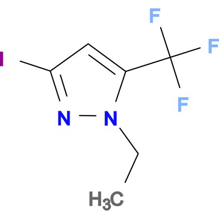 1 Ethyl 3 Iodo 5 Trifluoromethyl 1H Pyrazole 10 429332