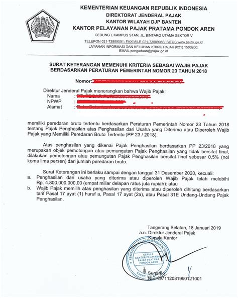 Contoh Surat Keterangan Bebas Pajak Terbaru Surat Keterangan Desain Sexiz Pix