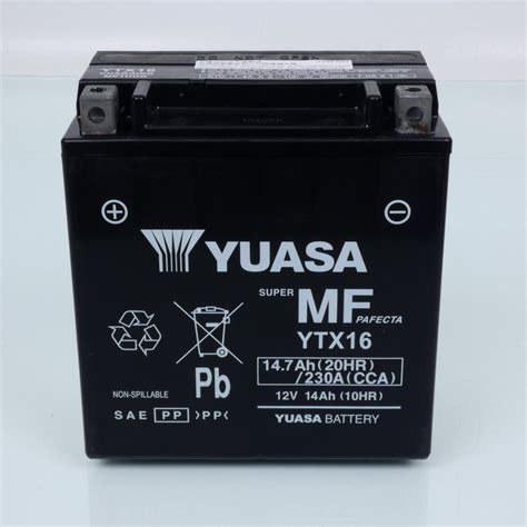 Batterie Sla Yuasa Pour Moto Kawasaki Vn Mean Streak