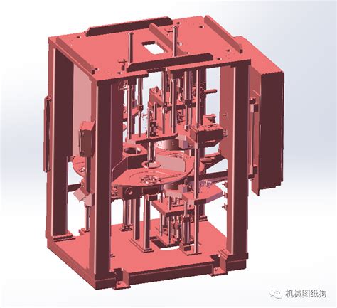 【非标数模】双转盘组装机3d数模图纸 Solidworks设计 附stepsolidworks 仿真秀干货文章