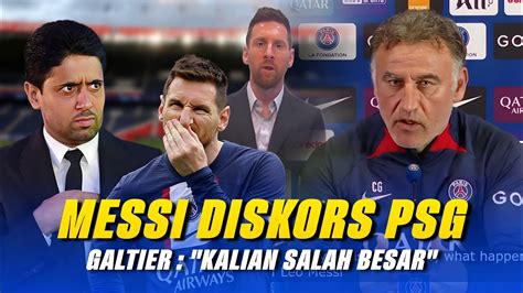 Galtier Lindungi Messibegini Reaksi Christop Galtier Usai Psg Larang