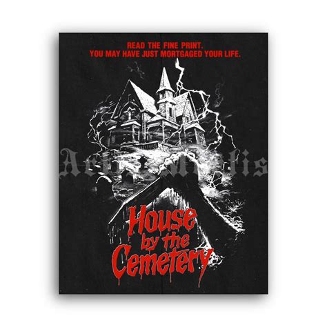 Printable The House by the Cemetery - 1981 Italian horror movie poster