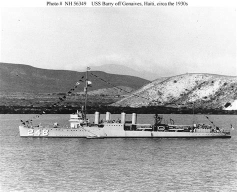 Usn Ships Uss Barry Dd 248 Later Apd 29