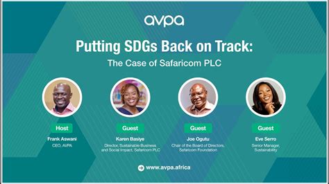 Putting The Sdgs Back On Track The Case Of Safaricom Plc Youtube