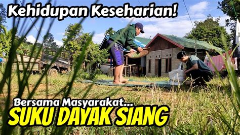 KEHIDUPAN KESEHARIAN BERSAMA MASYARAKAT SUKU DAYAK SIANG Di PEDALAMAN