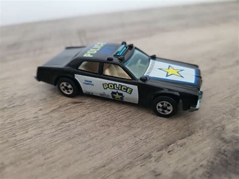 Hot Wheels Police Car Police 123 1977 Black EBay