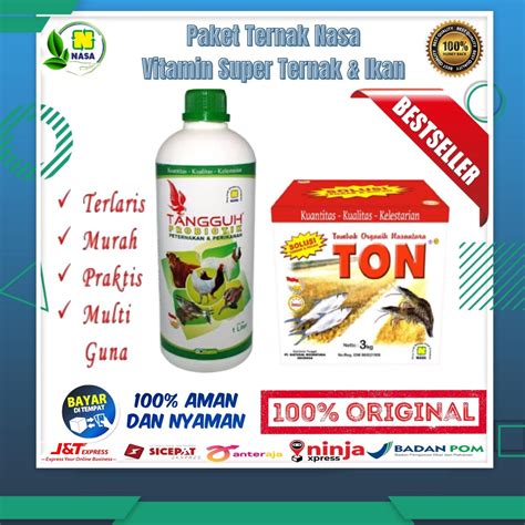 Jual BAYAR DI TEMPAT TANGGUH PROBIOTIK 1 LITER TAMBAK ORGANIK 3kg PAKET