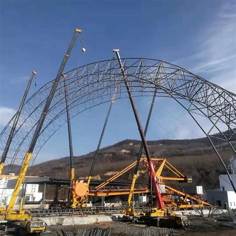 Prefabricated Sgs Light Steel Frame Building Structure S Jr For Coal Shed