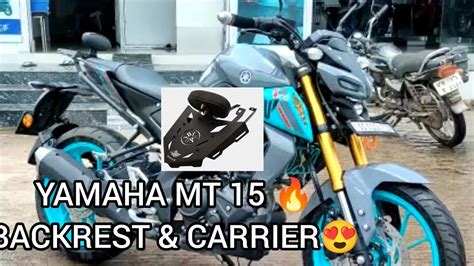 New Yamaha Mt Backrest Carrier Modified Pillion Seat Accessories